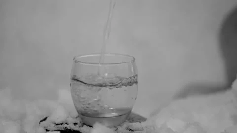 Cold water in winter Stock Footage 169547796