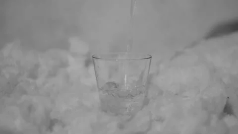 Cold water in winter Stock Footage 169548030