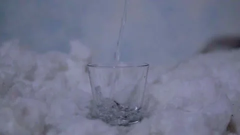 Cold water in winter Stock Footage 169548883