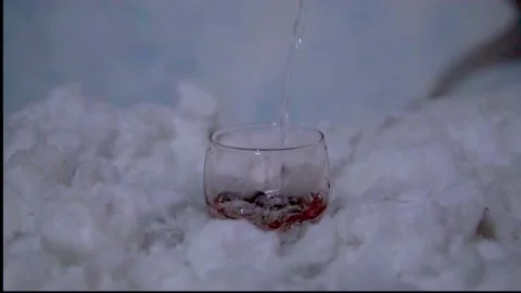 Cold water in winter Stock Footage 169550253