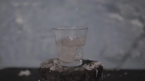 Cold water in winter Video stock 169550714