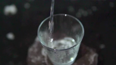 Cold water in winter Stock Footage 169550996