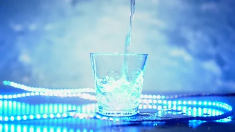 Cold water in winter Stock Footage 169667548