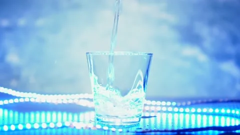 Cold water in winter Stock Footage 169667673