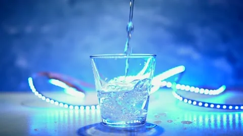 Cold water in winter Stock Footage 169668109