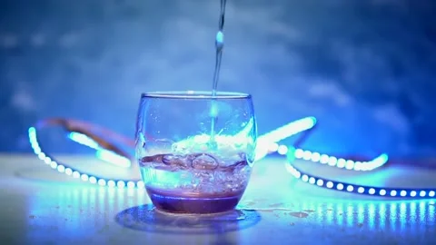 Cold water in winter Stock Footage 169668146