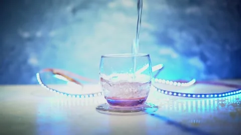 Cold water in winter Stock Footage 169668426