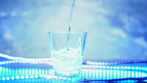 Cold water in winter Stock Footage 169669534