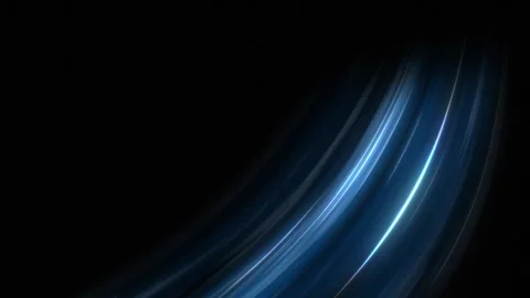 Cold Wind Flowing Animation. Abstract Glowing Airflow Lines. Cold Air. 4K Vidéo 307048130