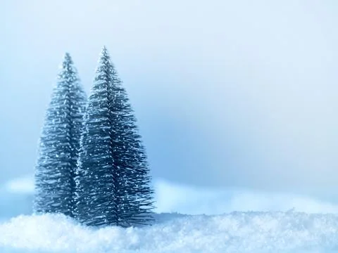 Cold winter background Stock Photos