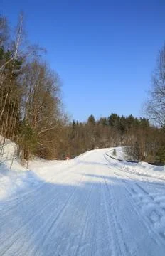 Cold winter day Stock Photos