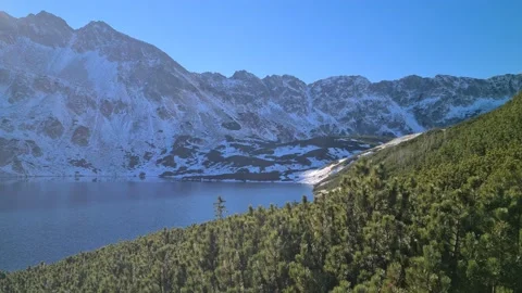 A cold winter day in the Valley of Five Lakes Stock Footage 144751327