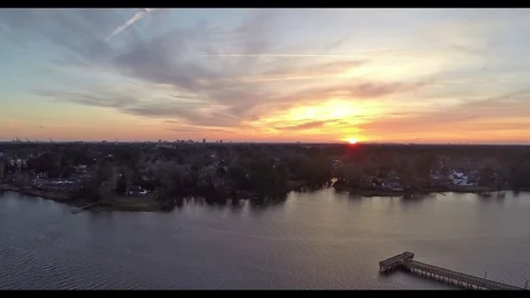 Cold Winter Sunrise Stock Footage 94151294