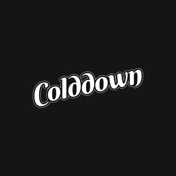 Colddown Concept, Modern Logotype Template Stock Illustration