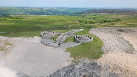 Coldstones Cut by drone Stock Footage 246382085