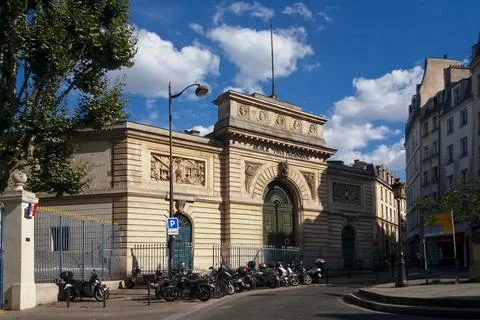 The cole Polytechnique in Paris Stock Photos