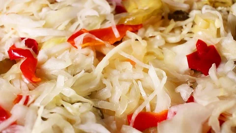 Coleslaw european version Video stock 97248267