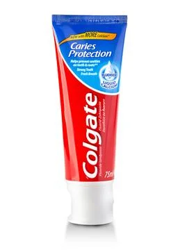 Colgate tooth paste on white 스톡 사진