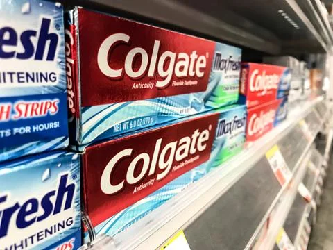 Colgate toothpaste Foto stock