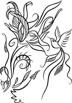 Colibri Ilustración de archivo