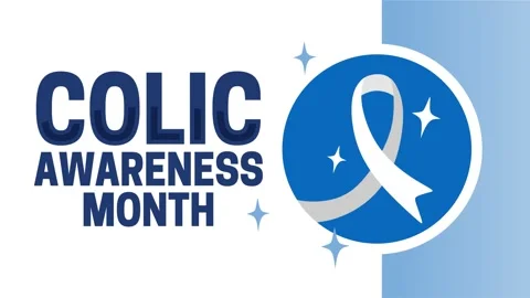 Colic awareness month for better colic prevention Video stock 343906677