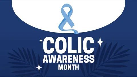 Colic awareness month for better colic prevention Video stock 343906707