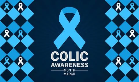 Colic awareness Month Stock-Illustration