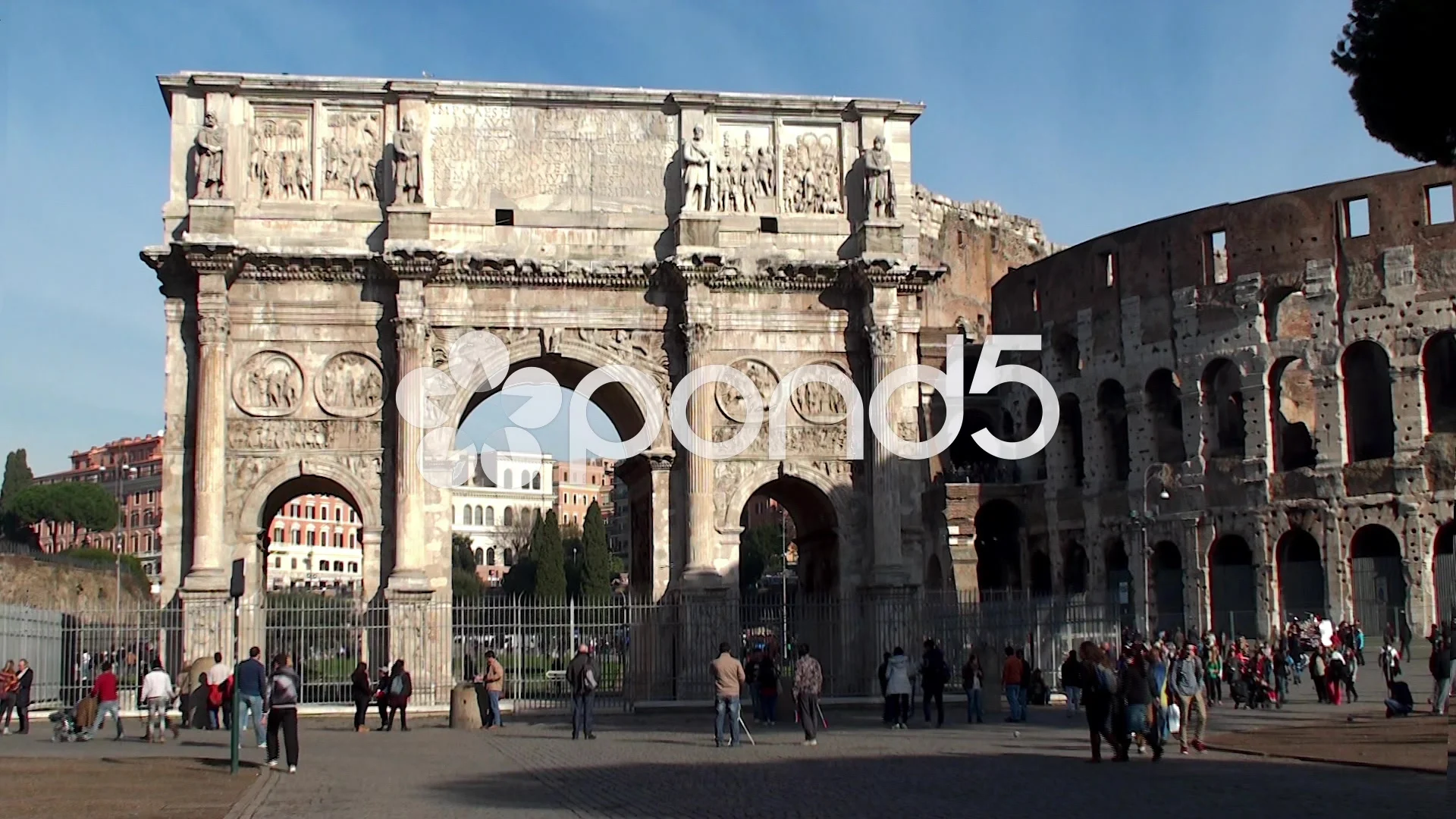 Триумфальная арка Константина Колизей Рим скачать