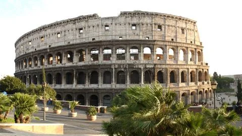 Coliseum by day Foto stock