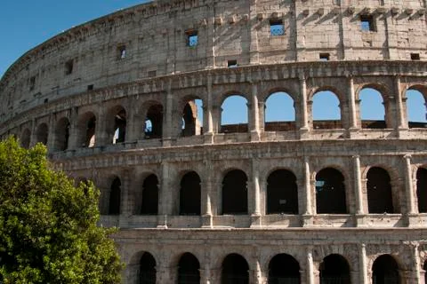 Coliseum during the day Stock Photos