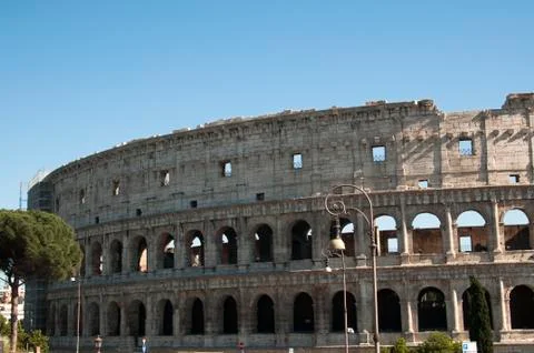 Coliseum during the day Stock Photos
