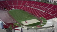 The Coliseum - Empty California Football Stadium During Covid 19 Pandemic Stock Footage