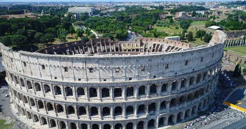 The Coliseum Stock Footage 91707597