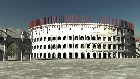 Coliseum Stock Footage 136186615