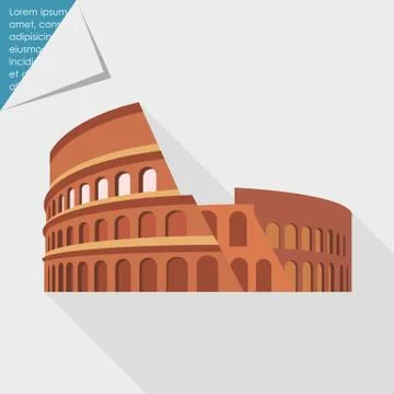 Coliseum icon Stock Illustration
