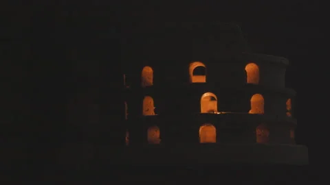 Coliseum at night Video stock 130820640