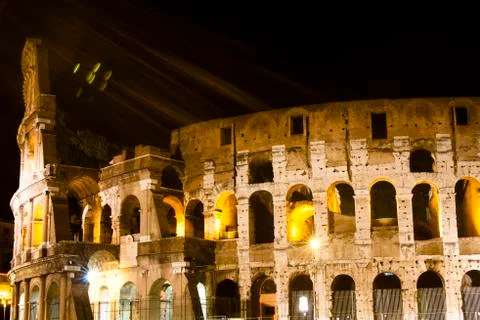 Coliseum at night Photos