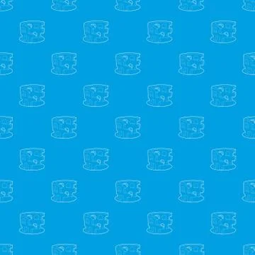 Coliseum pattern vector seamless blue Illustrazione stock