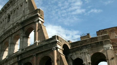 The Coliseum, Rome Stock Footage
