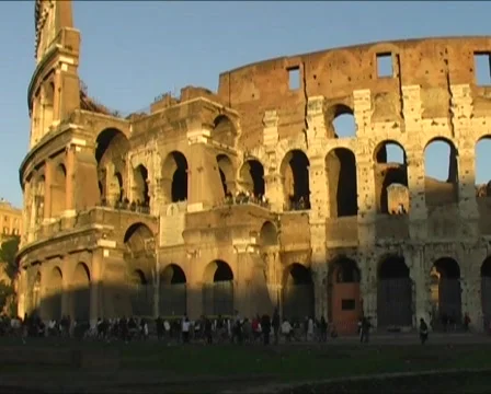 Coliseum in Rome Stock Footage 345523
