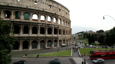 Coliseum in Rome Stockbeeldmateriaal 714387
