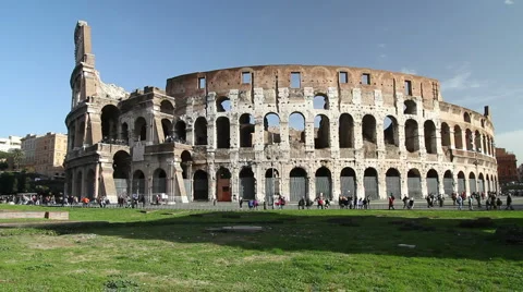 Coliseum, Rome Stock Footage
