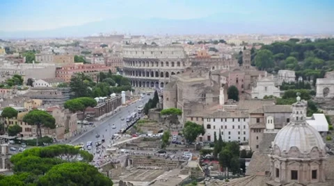 Coliseum in Rome 库存影片 8679105