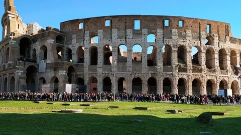 Coliseum, Rome, Italy Stock Footage 123363527