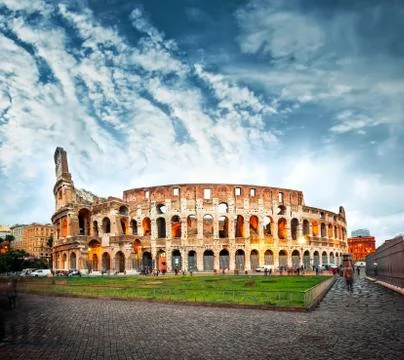 Coliseum in Rome Foto stock