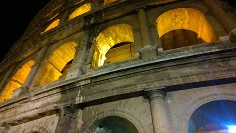 Coliseum in Rome Stock Photos