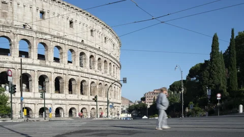 Coliseum time lapse 4K Stock Footage 131447589