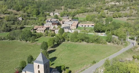 Coll in the Vall de Boi, Lleida Catalonia Spain Stock Footage 254523857
