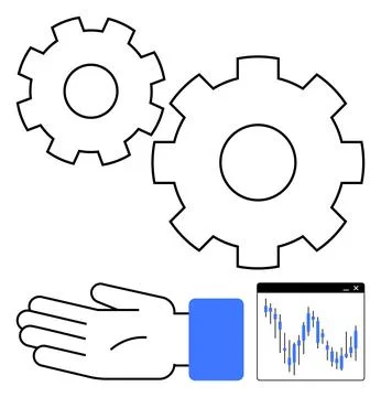 Collaboration and Performance Analysis Through Teamwork and Statistics 스톡 일러스트