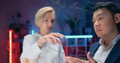 Collaboration concept where likable confident purposeful creative skilled Stock Footage 163900257